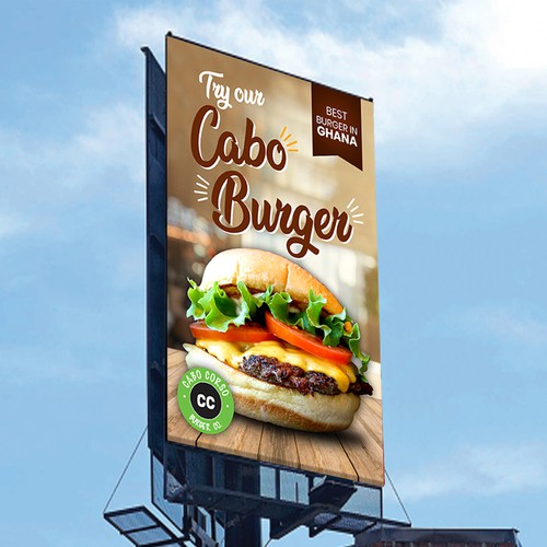 Billboard for Burger Company Design by Barun Kayal