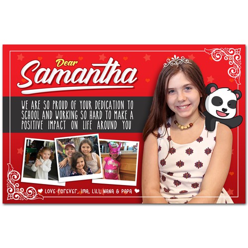 Vibrant and Fun Student Dedication Page Design by taufikbaggio