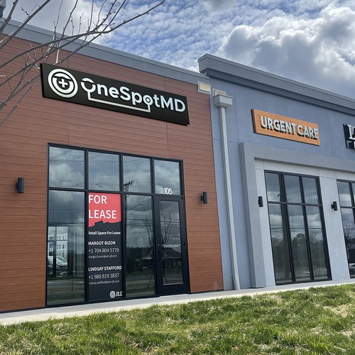 Retail store front design that attracts eyes - 2 colored store front Design by ArtisteXz