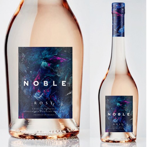 Rose Wine Label Design by LucaToni