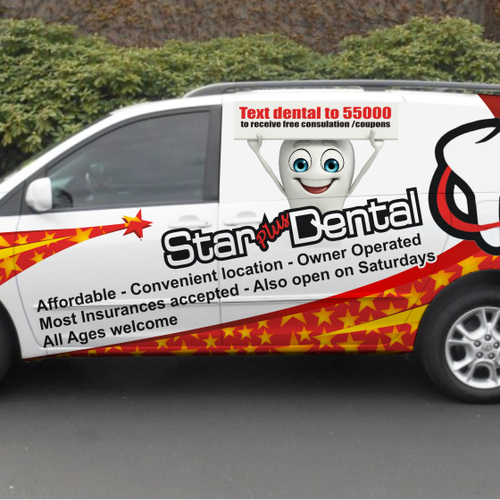  CAR wrap design for Dental office Design by TANSA ART