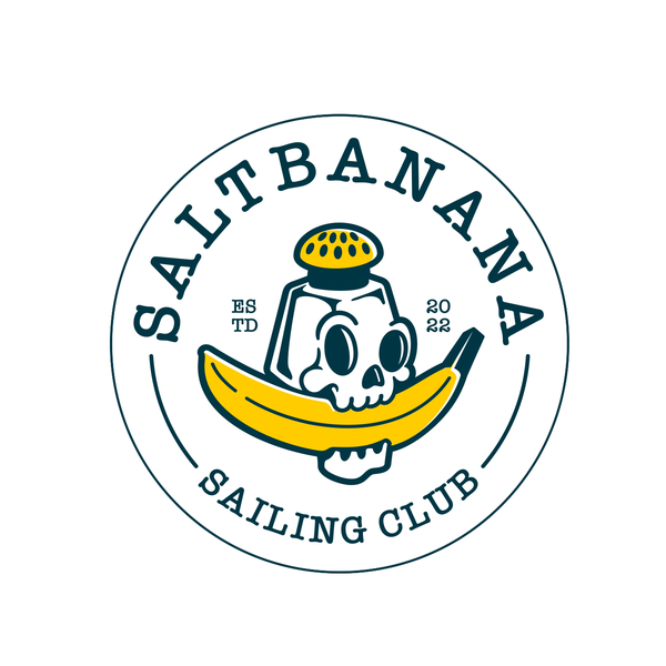 Cruise with The SaltBanana Club. Logo Design.