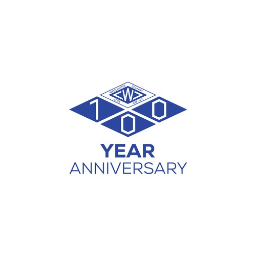 Centennial Anniversary Logo Design by Shkava