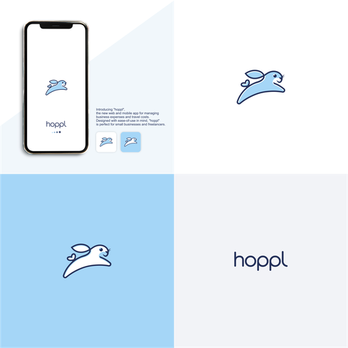 Hop to it: Design a logo for hoppl.io, the easy travel expense app Design by ᶜˢ░ₒᵤᵣₐGraphic