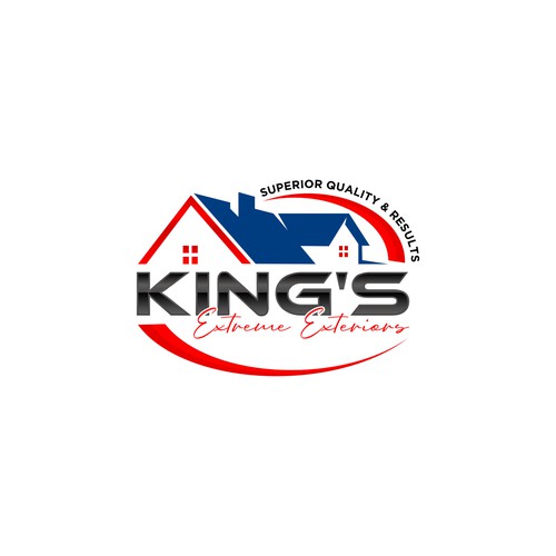 Exterior Construction Company Logo Design by eonesh