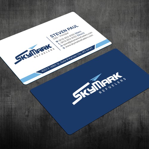 Need business card redesign for Aircraft Truck Fueling company Design by a r t  ^ s t a r