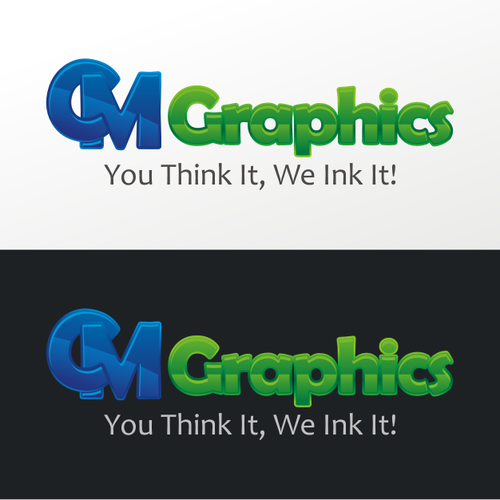 logo for CM Graphics Design by Ade martha