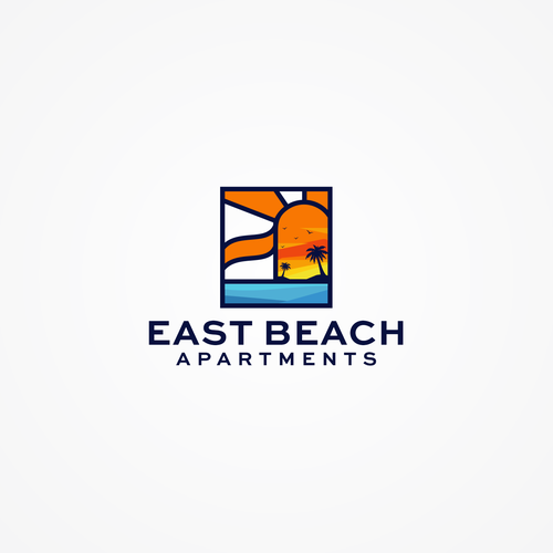 RETRO / Mid-Century - BEACHY APARTMENT LOGO - WE ALWAYS PICK A WINNER! Design by SimpleSmple™