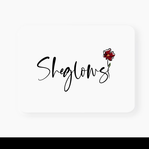 Let's help women glow! Design a beautiful logo for SheGlows Design by QPR