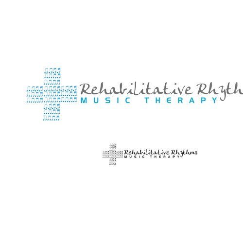 logo for Rehabilitative Rhythms Music Therapy Diseño de deeneesh