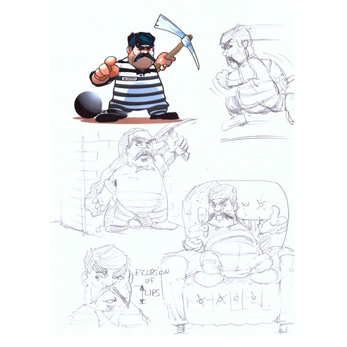 Create a capturing game character! Design by artgian