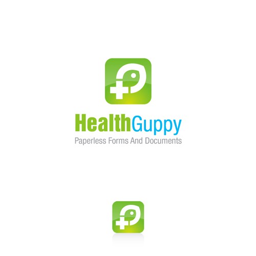 logo for Health Guppy Design by Marko Radunovic