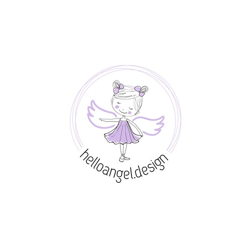 Design Design fun branding pack for little girl's dress brand (logo, biz card, clothing tag, shopping bag) por nemax