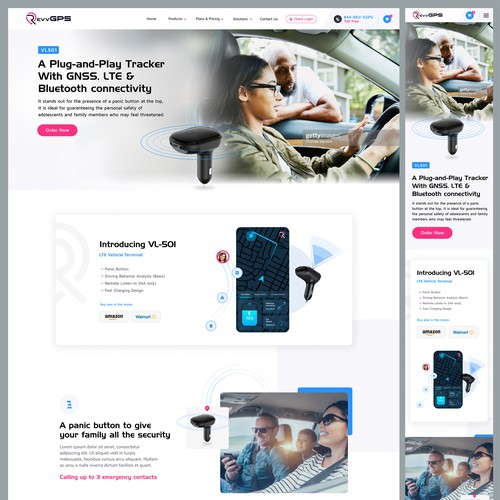 Sleek, cutting-Edge design ECommerce site focusing on traffic from Amazon sales Design by Javier Milla