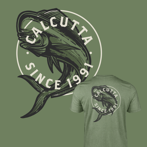 Diseño de LIFESTYLE AND FISHING BRAND IllUSTRATION FOR T SHIRT de chusnanlutfi