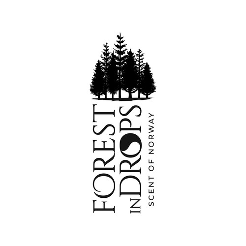 Design di enhances the logo of FOREST IN DROPS make it adapt for all line products di Distinguish♐︎