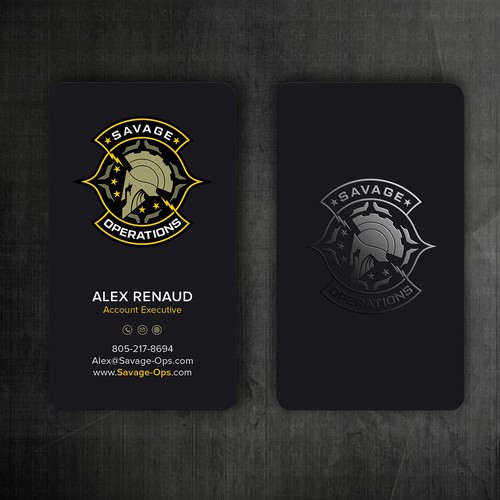 Business Card & Letterhead for Armed Security Agency Design by Felix SH