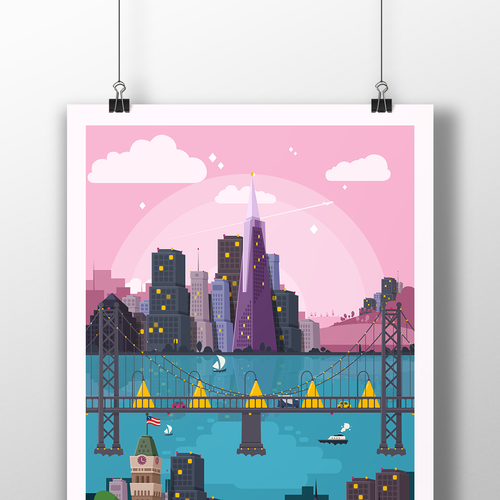 Community Contest: Create a great poster for 99designs' new Oakland office (MULTIPLE WINNERS!) Réalisé par iGreg