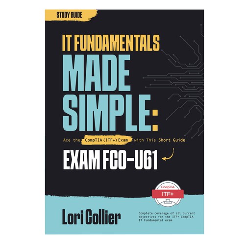 CompTIA ITF+ Study Guide Book Cover Design by Snöflak