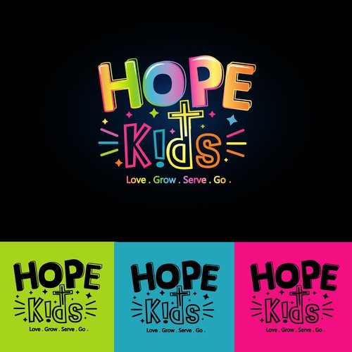 We need a fun, unique logo to launch our new kids church ministry! Design réalisé par Bila Designs