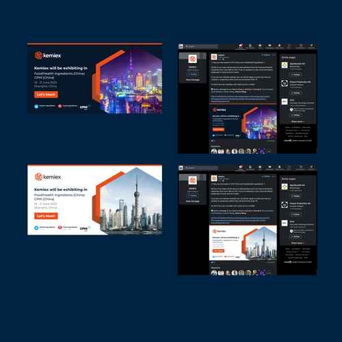 Designs | Template designs for Linkedin - Kemiex | Other design contest