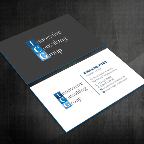 ICG Business Cards Design by Felix SH