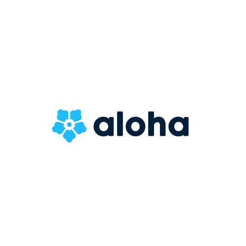 Aloha logo deisgn for an AI Software Design by spARTan