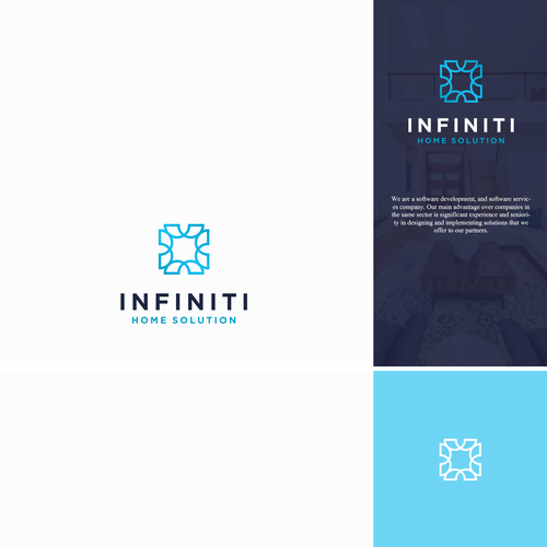 Design a unique & modern Infinity mark for "Infiniti Home Solutions" Design by topeng4