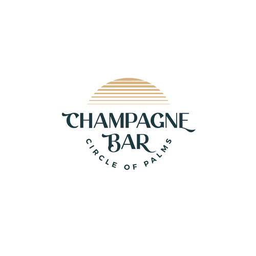 Luxury and modern Champagne Bar logo Design by NAD638