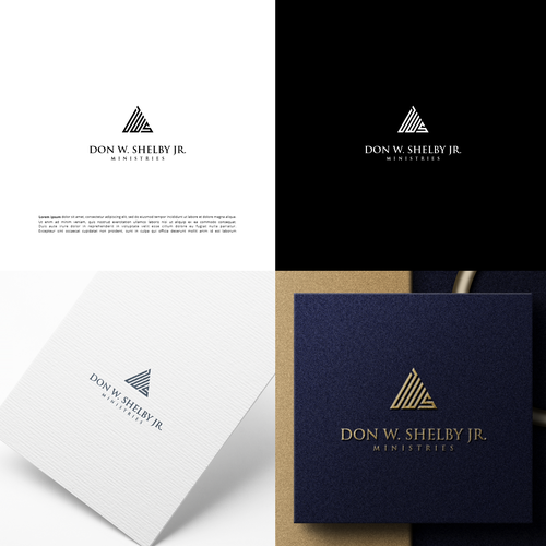 Modern logo to illustrate a high-end brand for a public speaker Diseño de Midnight-Blue