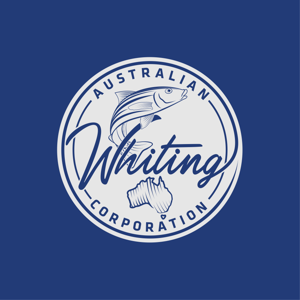 Design by Mieko® titled "Australian Whiting Seafood Packaging Logo"