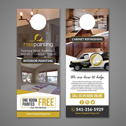 Door Hanger for Painting Contractor Postcard, flyer or print contest