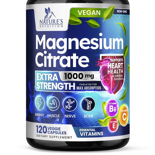 Premium Magnesium Citrate Design needed for Nature's Nutrition Design by Davi Giolo ★