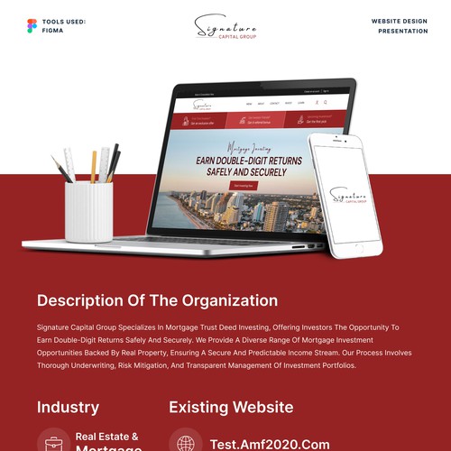 Designs | Elevate Signature Capital Group: Website Redesign Challenge ...