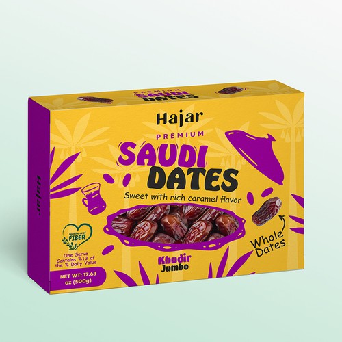 Dates Fruit Packaging Design Design by krot278