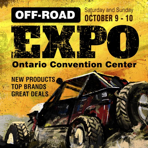 Off-Road Expo poster Design by Milos Lazic