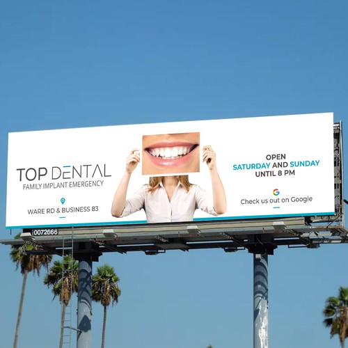 コンペ「billboard design for dental office」のデザイン by Deep@rtさん 