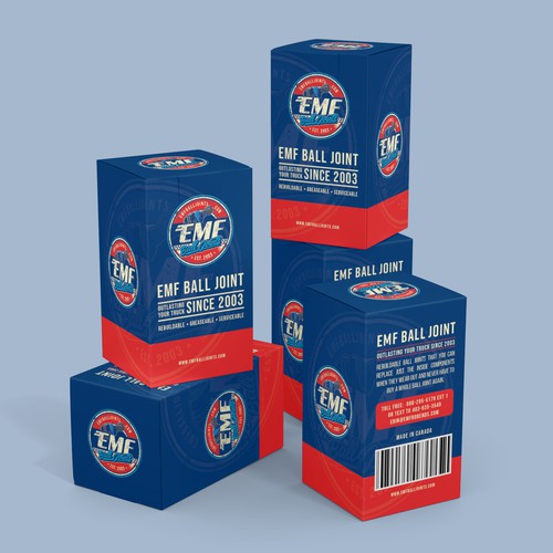 Artwork Design for Automotive Ball Joint Packaging Design by CUPEDIUM