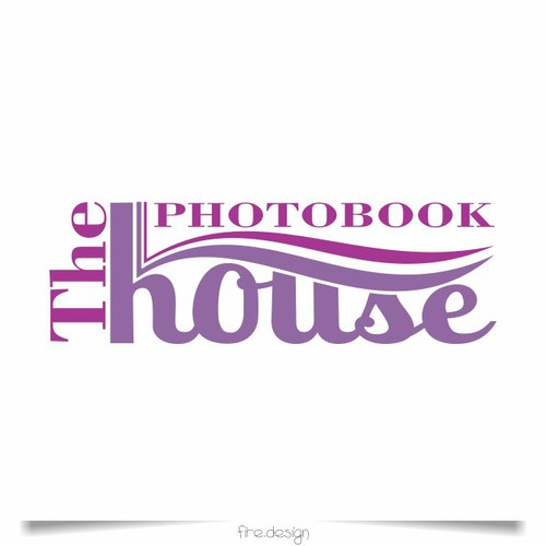 logo for The Photobook House Diseño de fire.design