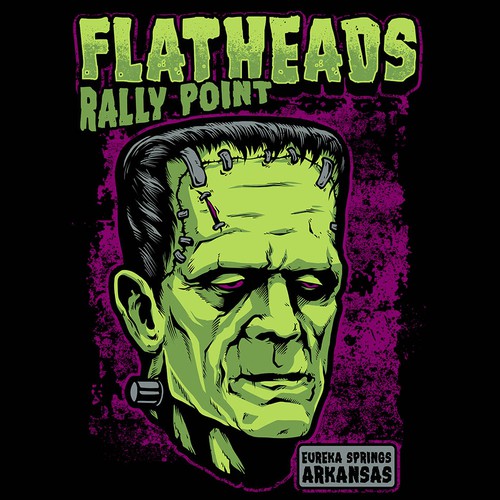 Flatheads Rally Point Design by INKSPITJUNKIE
