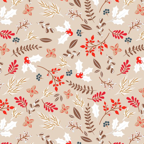 Diseño de Design a Christmas Pattern for Luxury Decorative Gift Boxes de ✦ORNEI✦