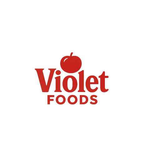 Violet Foods Logo Design by Ash_pleasantdesigns