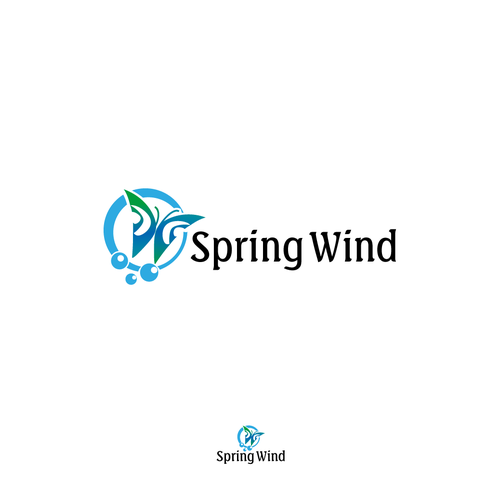 Spring Wind Logo Réalisé par LEN-ART DESIGN