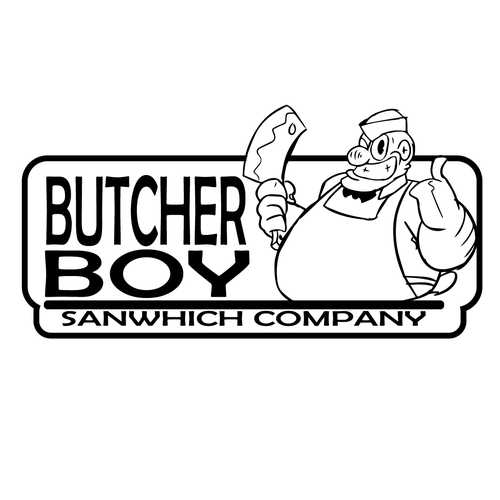 Butcher Boy Sandwich Co. searches for upbeat, cartoon-like logo | Logo ...