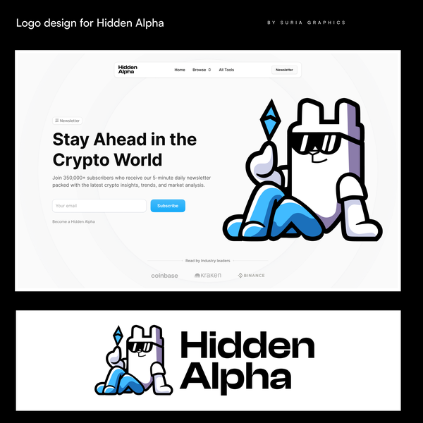 Web3 Newsletter Logo Design