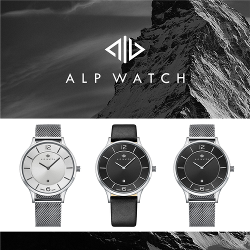 Logo for  swiss alp watch company Design réalisé par hendrajaya7