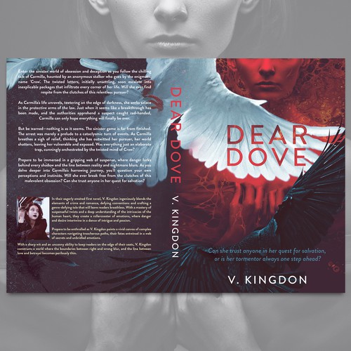 Queer Psychological Thriller Novel Cover Design by mihai313