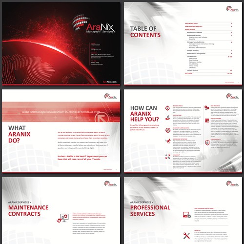 Managed IT Service Provider Company Profile Design by Yaw Tong