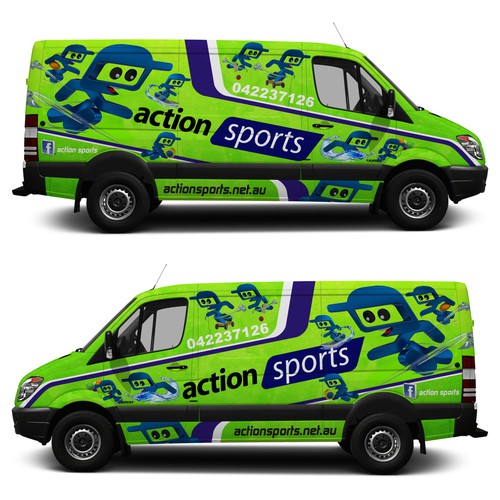 THE BEST VAN WRAP IN THE WORLD Design by TANSA ART