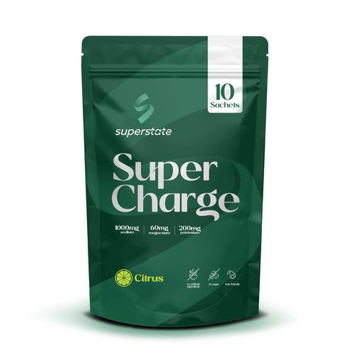 Packaging Design for a clean electrolyte supplement Design by sougatacreative